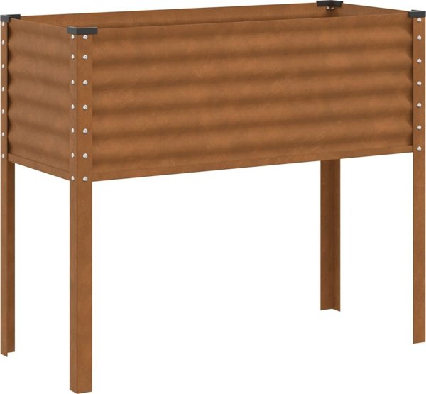 vidaXL vidaXL Donica ogrodowa, 100x41x90 cm, stal kortenowska