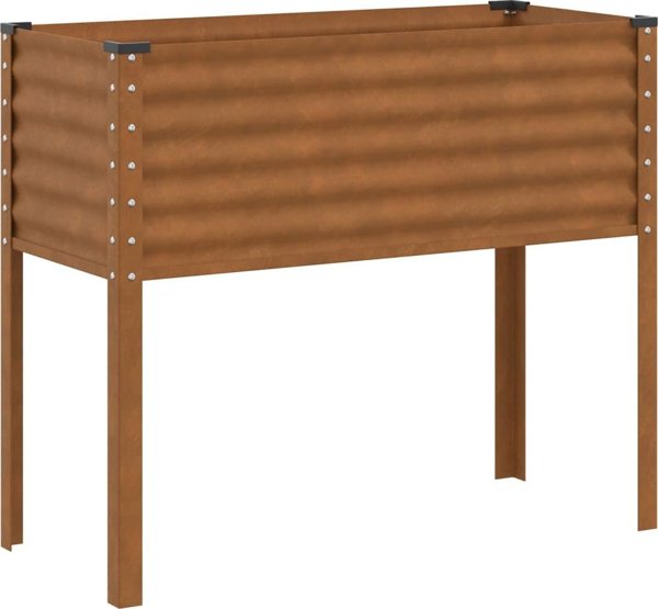 vidaXL vidaXL Donica ogrodowa, 100x41x90 cm, stal kortenowska