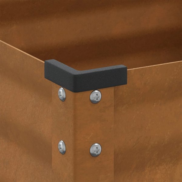 vidaXL vidaXL Donica ogrodowa, 100x41x90 cm, stal kortenowska