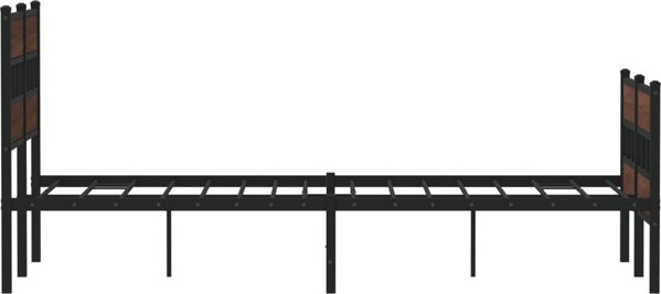 vidaXL Κρεβάτι με κεφαλάρι και πενά 120x200 cm χωρίς στρώμα