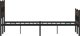 vidaXL Κρεβάτι με κεφαλάρι και πενά 120x200 cm χωρίς στρώμα