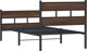 vidaXL Κρεβάτι με κεφαλάρι και πενά 120x200 cm χωρίς στρώμα