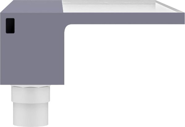 vidaXL Ροή καταρράκτη με φωτισμό RGB LED, ακρυλική, 45 cm
