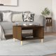 vidaXL Stoliki kawowe brazowy dab 60x40x50cm material drewnopochodny