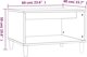 vidaXL Stoliki kawowe brazowy dab 60x40x50cm material drewnopochodny