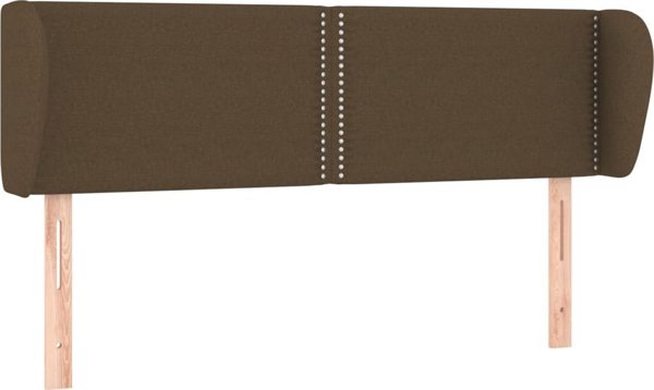 Κεφαλάρι uszak vidaXL, σκούρο καφέ, 147x23x78/88 cm, ύφασμα