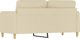 vidaXL 2-θέσιος καναπές, κρεμ, ύφασμα, 140 cm