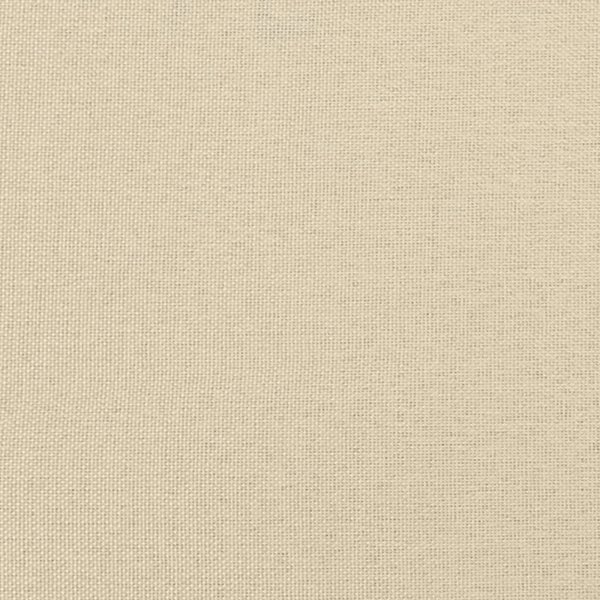 vidaXL 2-θέσιος καναπές, κρεμ, ύφασμα, 140 cm