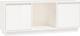 vidaXL Szafka pod TV, biala, 110,5x35x44 cm, lite drewno sosnowe