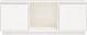 vidaXL Szafka pod TV, biala, 110,5x35x44 cm, lite drewno sosnowe