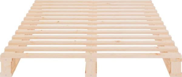 vidaXL Κάτω μέρος κρεβατιού, 100 x 200 cm, συμπαγές πεύκο