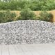 vidaXL Kosze gabionowe, 10 τεμ, 400x50x100/120 εκ, γαλβανισμένο σίδερο