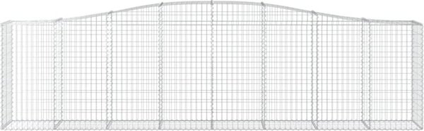vidaXL Kosze gabionowe, 10 τεμ, 400x50x100/120 εκ, γαλβανισμένο σίδερο