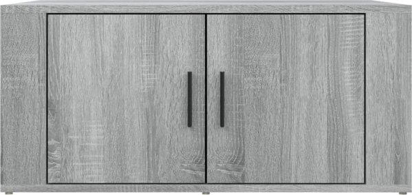 vidaXL τραπεζάκι σαλονιού γκρι σονόμα δρυς 80x50x36 cm
