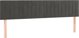 vidaXL Ηπειρωτικό κρεβάτι με στρώμα, σκούρο γκρι, 160x200cm βελούδο
