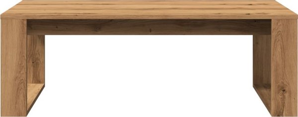 vidaXL Τραπέζι σαλονιού, artisan δρυς, 102x50x35 εκ.