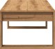 vidaXL Τραπέζι σαλονιού, artisan δρυς, 102x50x35 εκ.