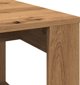 vidaXL Τραπέζι σαλονιού, artisan δρυς, 102x50x35 εκ.