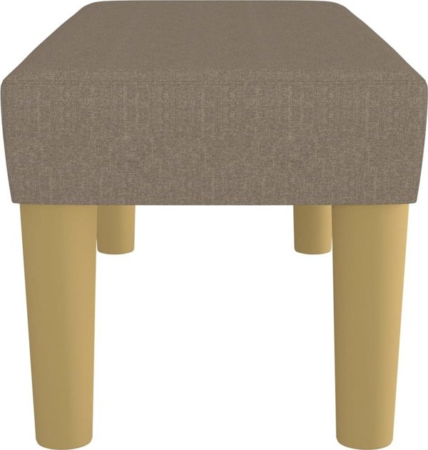 vidaXL Lawka, taupe, 70x30x30 cm, tapicerowana tkanina
