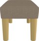 vidaXL Lawka, taupe, 70x30x30 cm, tapicerowana tkanina