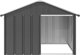 vidaXL vidaXL Buda dla psa, antracytowa, 116,5x103x81,5 cm, stal