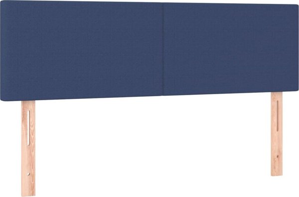 vidaXL Κεφαλάρι για κρεβάτι με LED, κρεμ, 144x5x78/88 cm, ύφασμα