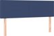 vidaXL Κεφαλάρι για κρεβάτι με LED, κρεμ, 144x5x78/88 cm, ύφασμα