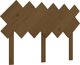 vidaXL Κεφαλάρι κρεβατιού, καφέ μέλι, 122,5x3x80,5 εκ., πεύκο