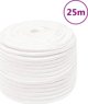 vidaXL Ναυτικό σχοινί ιστιοπλοΐας λευκό 14 mm 25 m από πολυπροπυλένιο