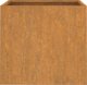 vidaXL Donice, 2 szt., szare, 32x30x29 cm, stal kortenowska
