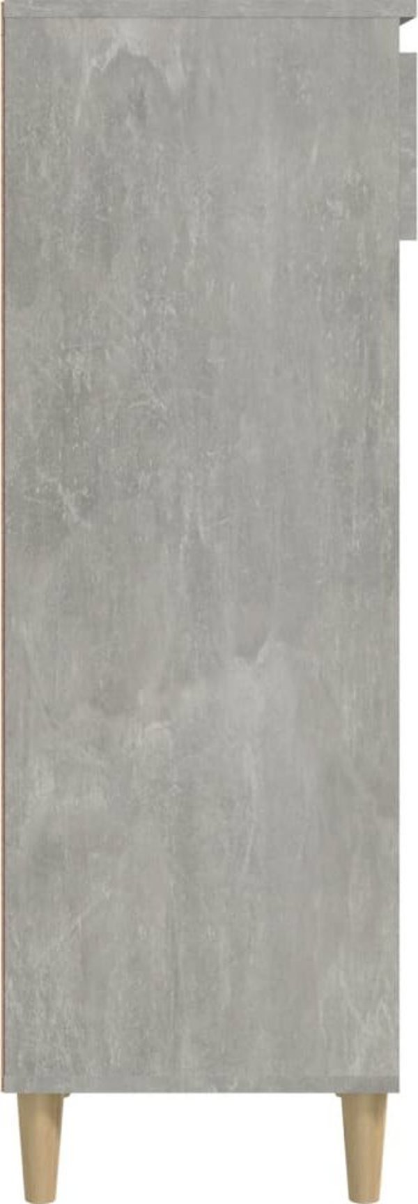 vidaXL Szafka na buty, szarosc betonu, 40x36x105 cm