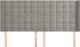 vidaXL Μαξιλάρι με φτερά, ανοιχτό γκρι, 163x16x118/128 εκ, βελούδο