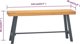 vidaXL Lawka 110 cm, lite drewno tekowe