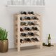 vidaXL vidaXL Stojak na wino, 61,5x30x82 cm, lite drewno sosnowe