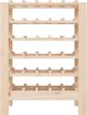 vidaXL vidaXL Stojak na wino, 61,5x30x82 cm, lite drewno sosnowe