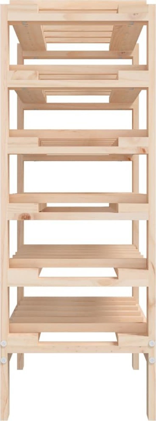 vidaXL vidaXL Stojak na wino, 61,5x30x82 cm, lite drewno sosnowe