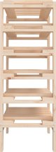 vidaXL vidaXL Stojak na wino, 61,5x30x82 cm, lite drewno sosnowe