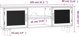 vidaXL vidaXL Stolik pod TV, czarny, 105x30x40 cm, drewno sosnowe i rattan