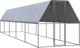 vidaXL Εξωτερικός κλωβός για κοτόπουλα, 2x10x2 m, γαλβανισμένο ατσάλι