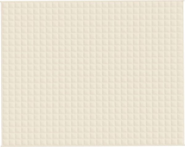 vidaXL Κρεμ βαρύκουβερτα, 235x290 cm, 15 kg, ύφασμα