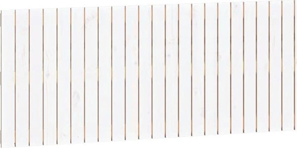 vidaXL Κεφαλάρι Κρεβατιού, Λευκό, 147x3x60 cm, Μασίφ Πεύκο