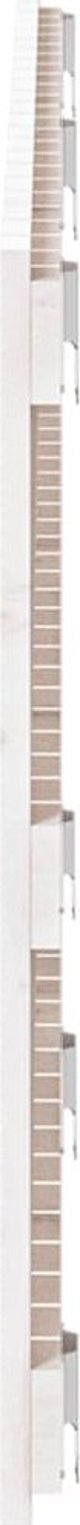 vidaXL Κεφαλάρι Κρεβατιού, Λευκό, 147x3x60 cm, Μασίφ Πεύκο