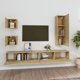 vidaXL Σετ 5 Ντουλάπια TV, Δρυς Sonoma, Ξύλο Συνθετικό