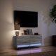 vidaXL Επιτοίχια βάση TV με LED