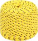 vidaXL Linka zeglarska, kitrinos, 10 mm, 250 m, polipropylen