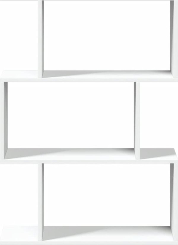 vidaXL Λευκό ράφι με 3 επίπεδα, 70x24x97 εκ.