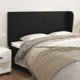 vidaXL Zaglowek uszak, μαύρο, 163x23x118/128 εκ, συνθετικό δέρμα