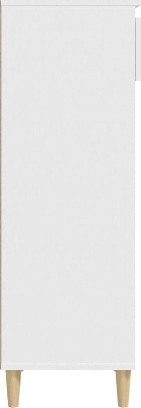 vidaXL Ντουλάπι παπουτσιών 40x36x105 cm, λευκό, από υλικό ξύλου