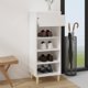vidaXL Ντουλάπι παπουτσιών 40x36x105 cm, λευκό, από υλικό ξύλου