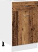 vidaXL Ντουλάπι με Συρτάρι, παλιό ξύλο, 50x46x81,5 εκ